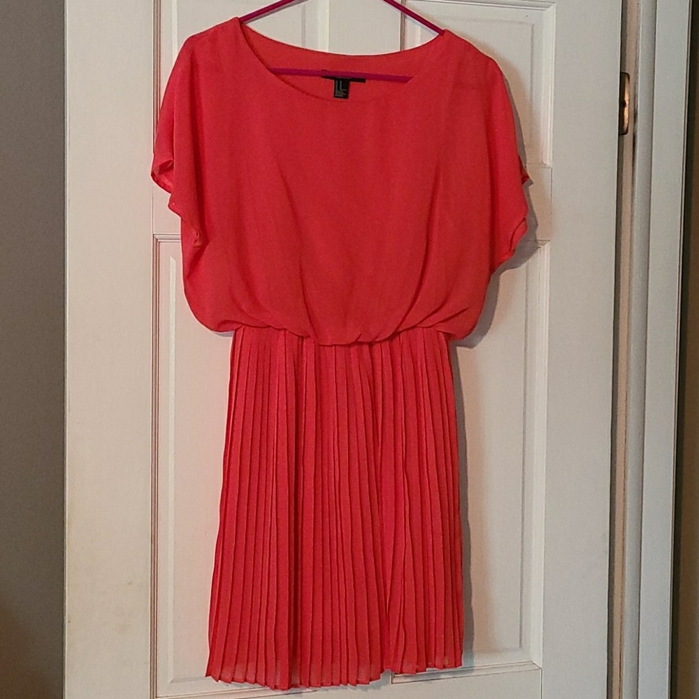 Coral dress